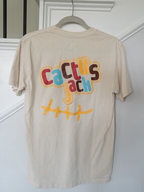 Travis Scott Cactus Jack Graphic Tee Cream Beige Shirt Men’s Medium